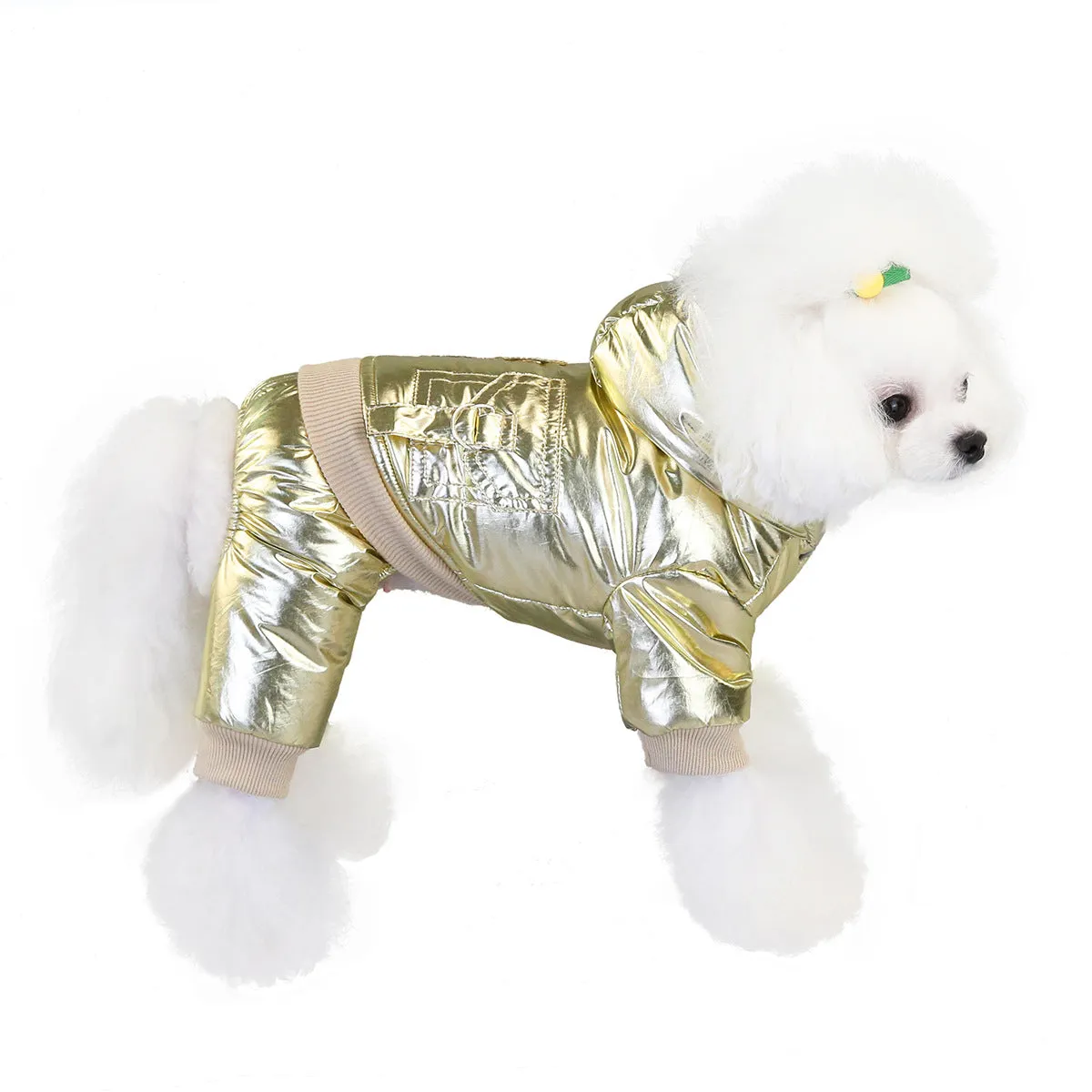 Space cotton suit winter padded pet clothing