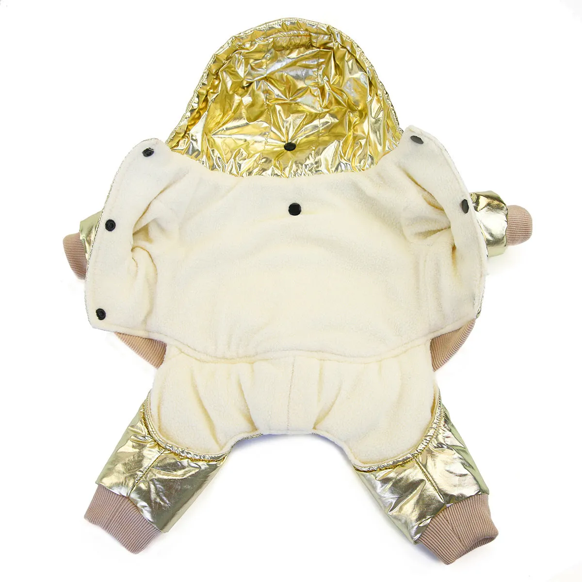 Space cotton suit winter padded pet clothing