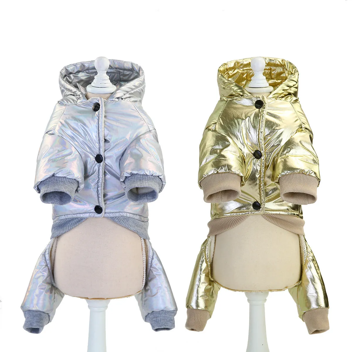 Space cotton suit winter padded pet clothing