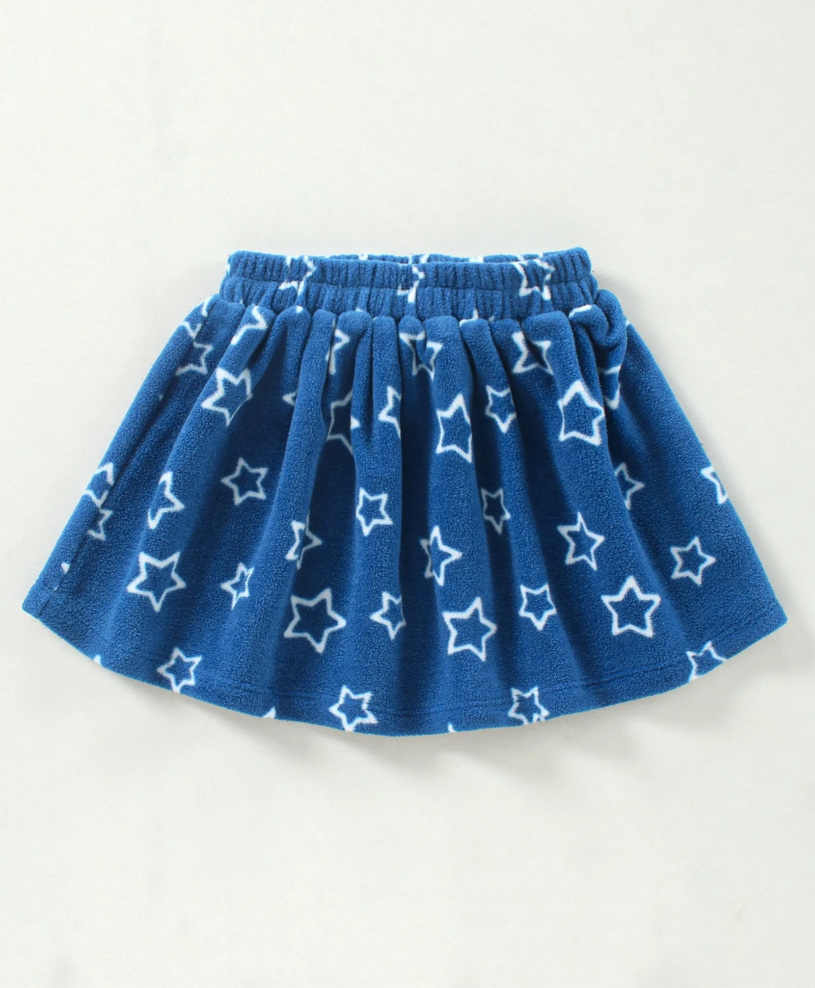 Stars with Frill Polar Fleece Top Skirt Set