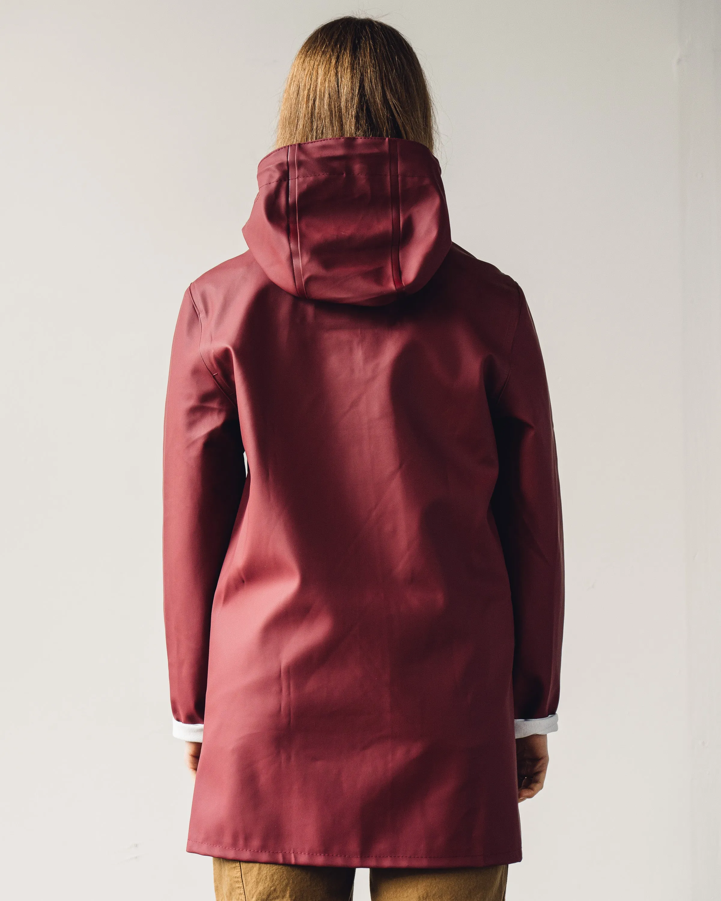 Stutterheim Stockholm Raincoat, Burgundy