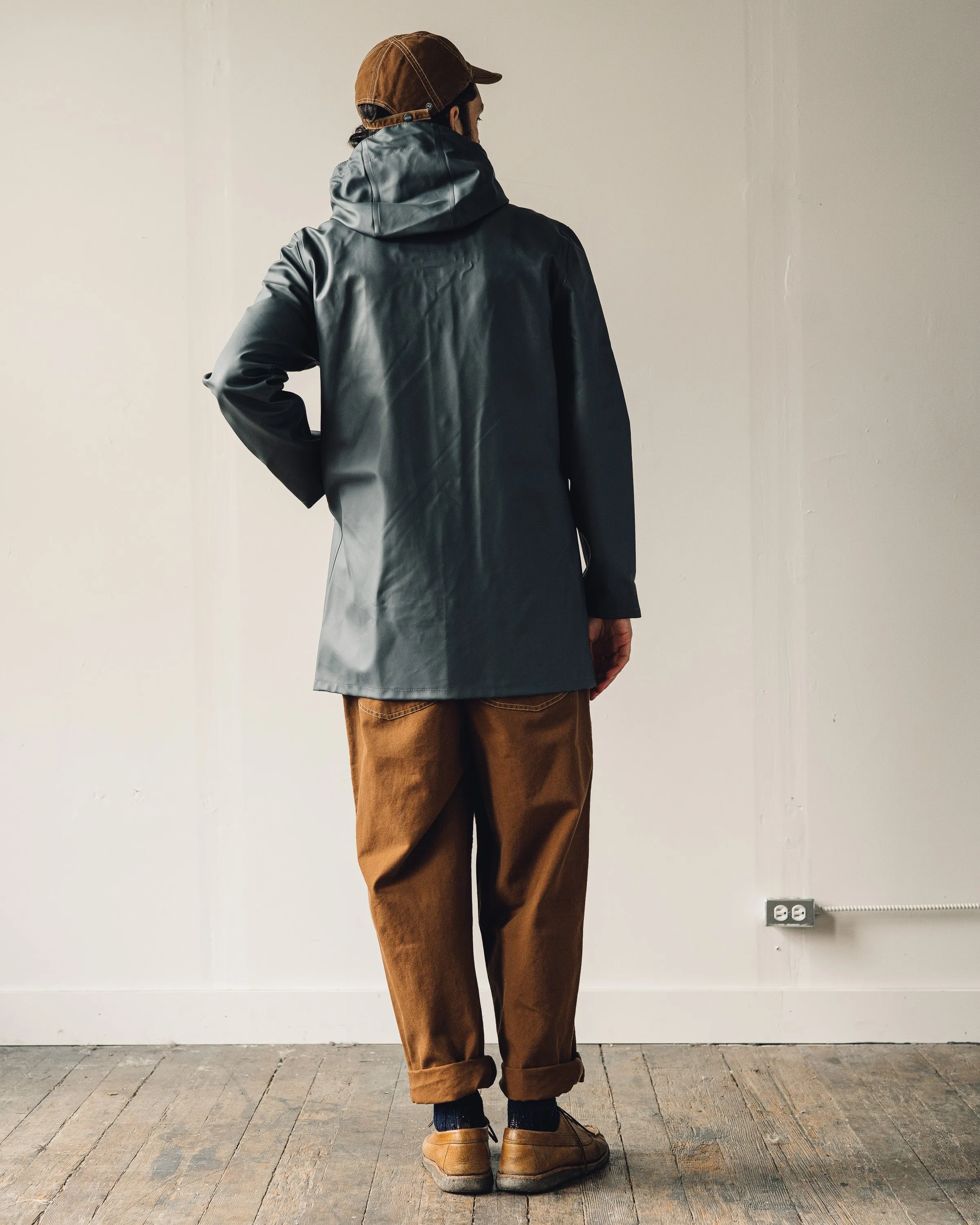 Stutterheim Stockholm Raincoat, Charcoal