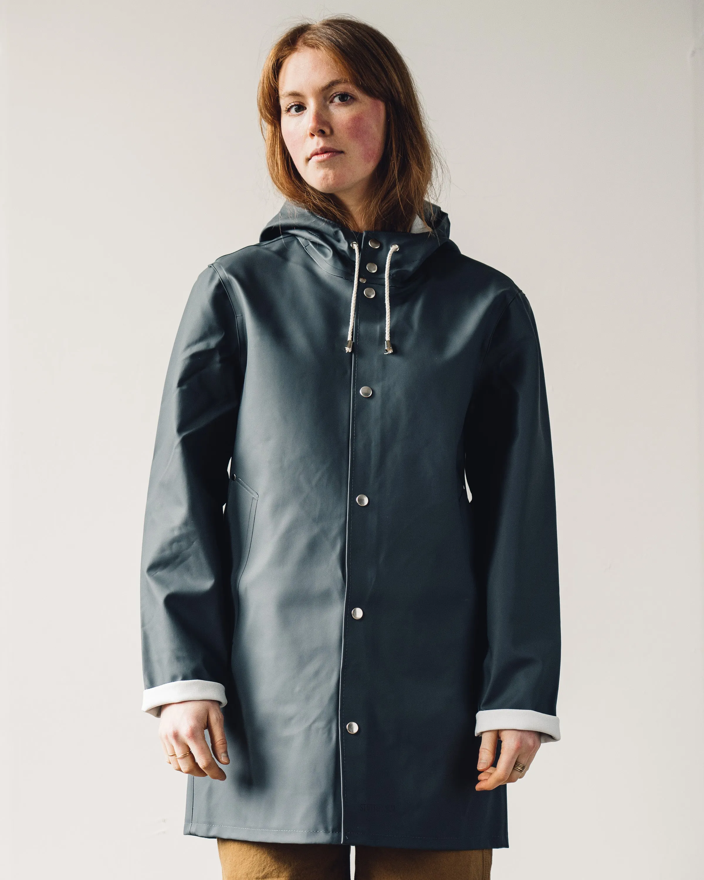 Stutterheim Stockholm Raincoat, Charcoal