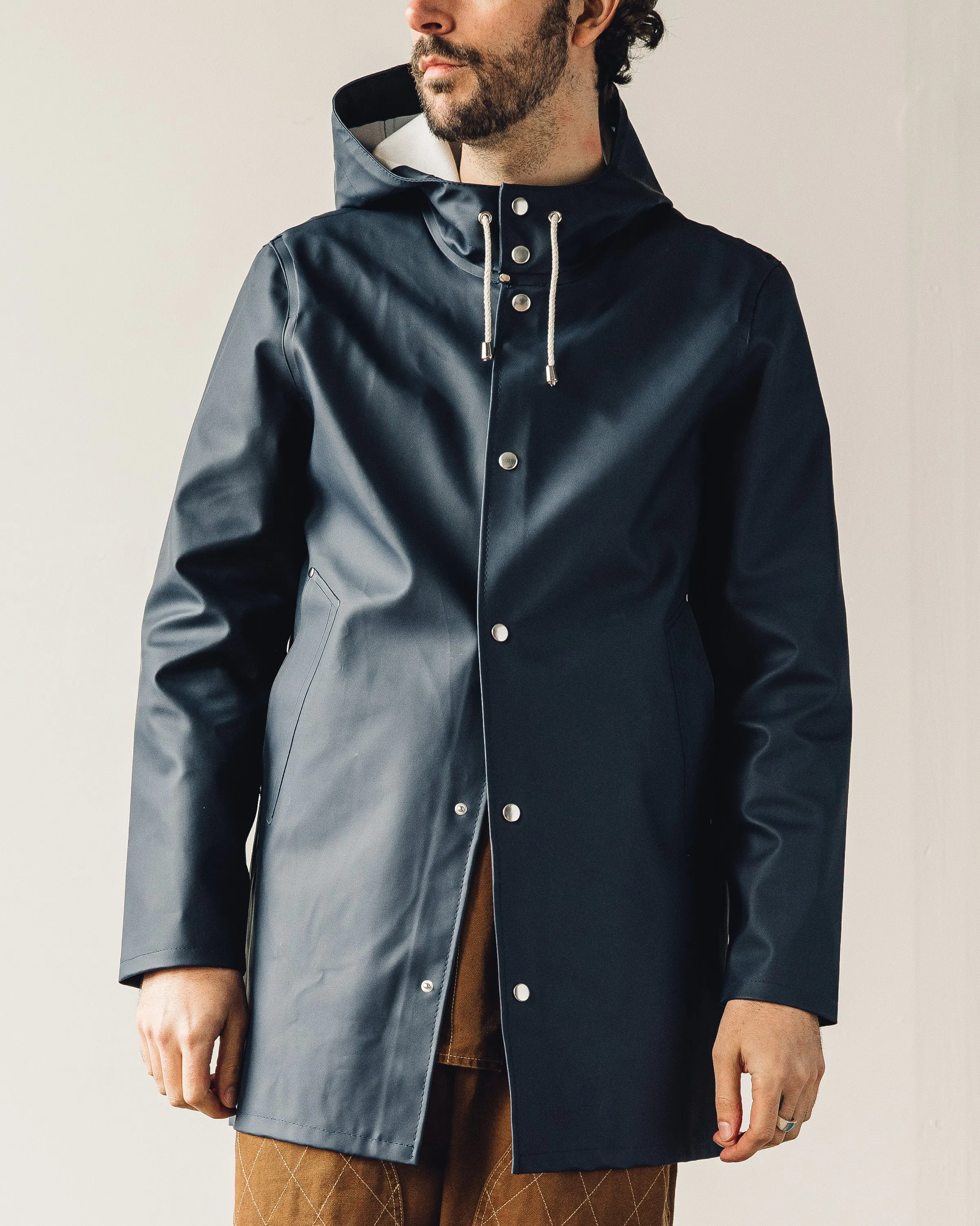 Stutterheim Stockholm Raincoat, Navy