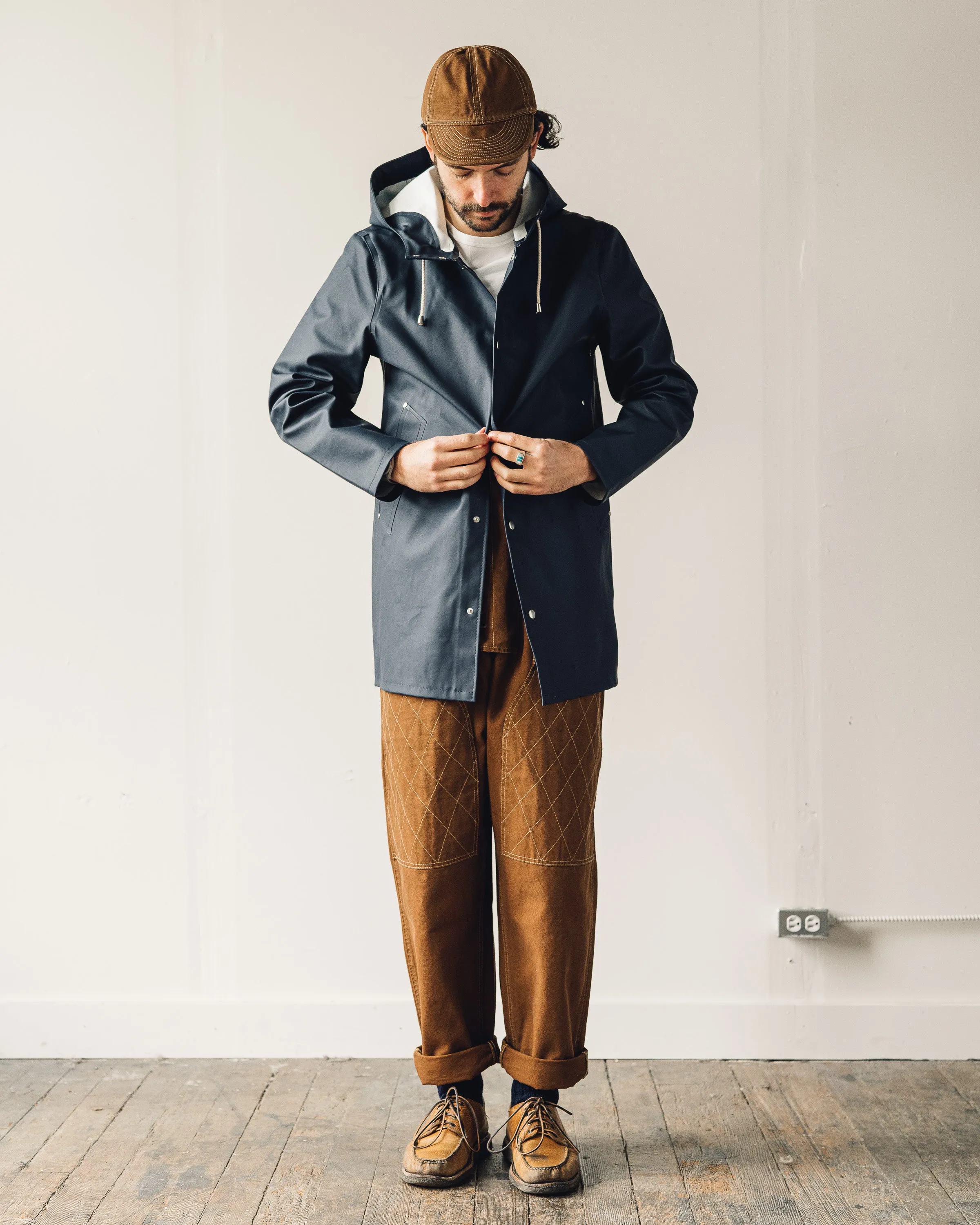 Stutterheim Stockholm Raincoat, Navy