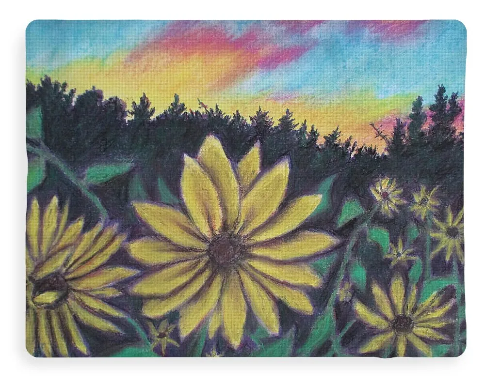 Sunflower Sunset - Blanket