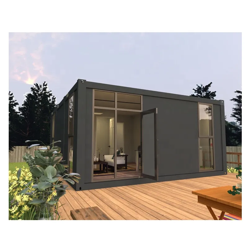 Superhouse Cheap prices fireproof luxury container house prefabricated house movable prefab building aluminum window under 50k