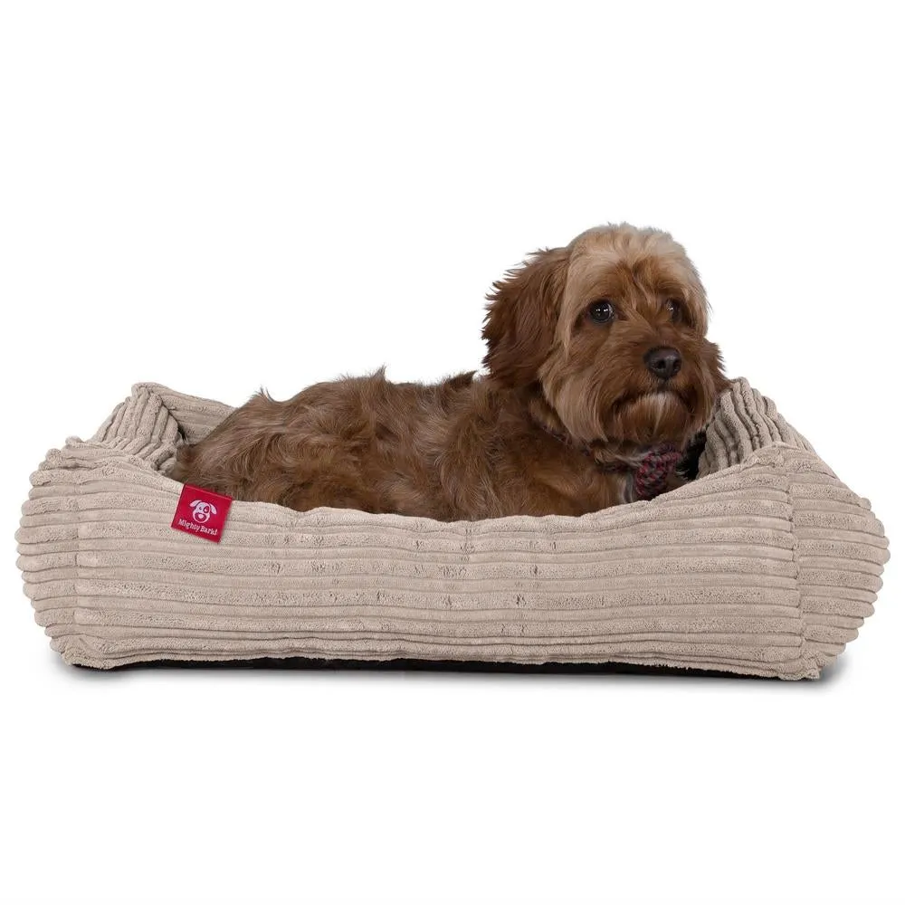 The Nest Orthopedic Memory Foam Dog Bed - Cord Mink