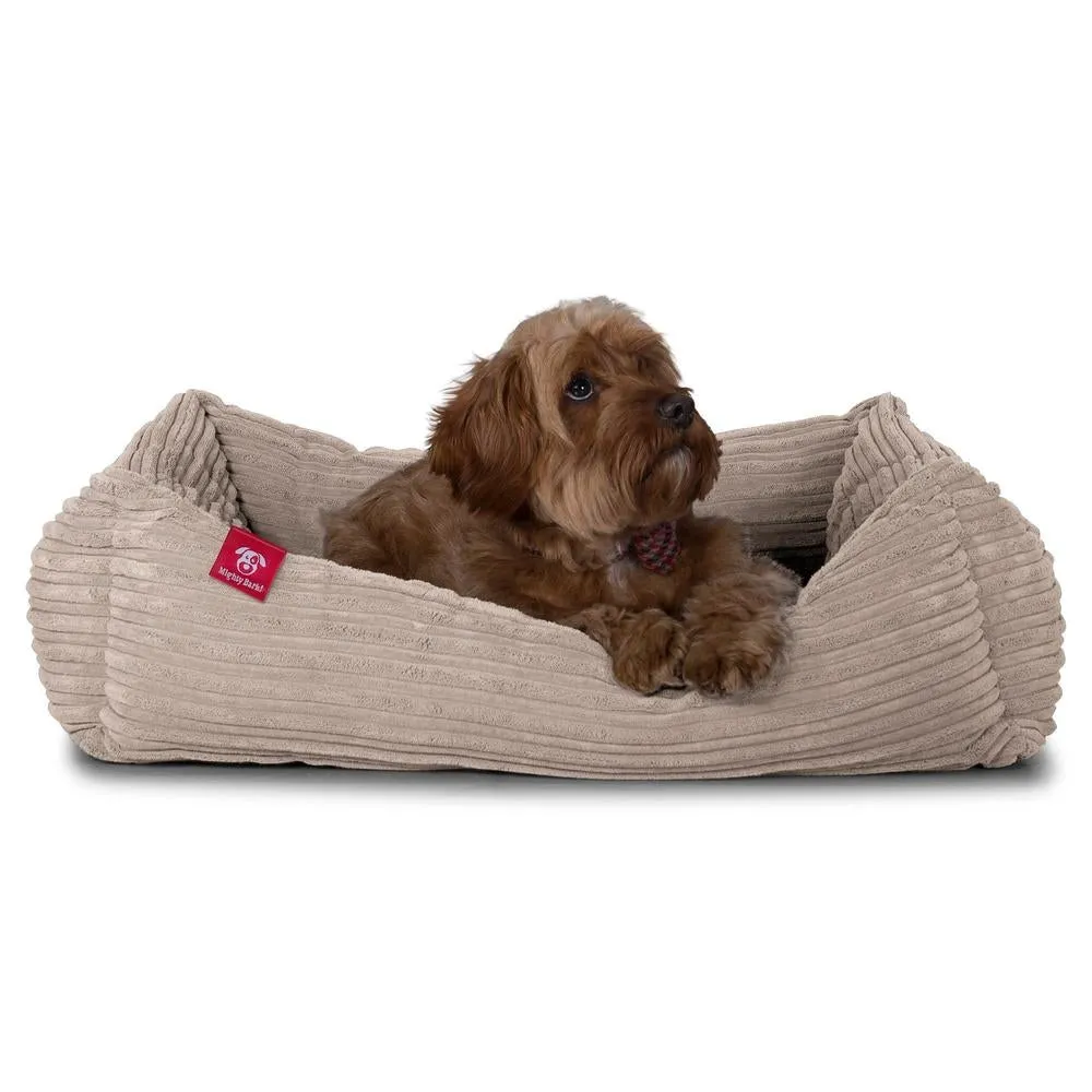 The Nest Orthopedic Memory Foam Dog Bed - Cord Mink