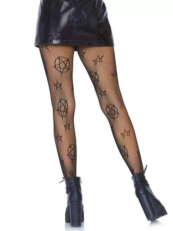 Witchy Pentagram Stockings, Pentagram Socks, Witchcraft, Witch, Witchy Clothing, Wicca