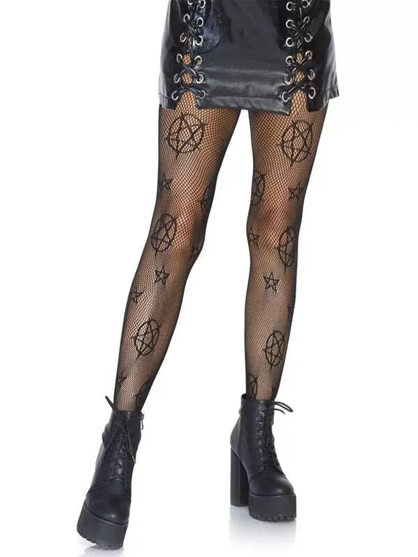 Witchy Pentagram Stockings, Pentagram Socks, Witchcraft, Witch, Witchy Clothing, Wicca