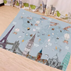 World Tour Kids Play Mat