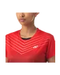 Yonex YW0025 Women's Crew Neck Shirt (Ruby Red)