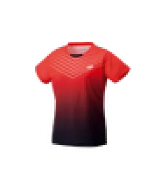 Yonex YW0025 Women's Crew Neck Shirt (Ruby Red)