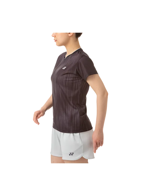 Yonex YW0026 Women's Crew Neck Shirt (Black)