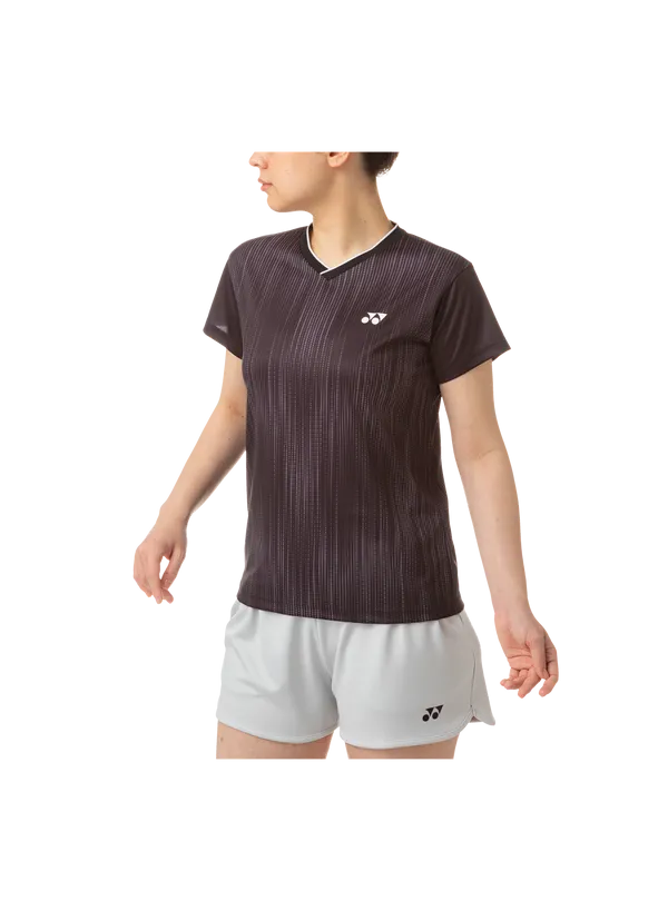 Yonex YW0026 Women's Crew Neck Shirt (Black)